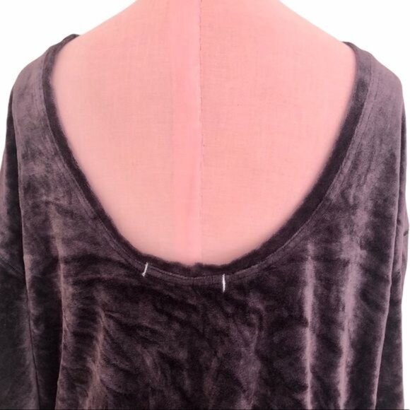 Free People We the Free Valerie Velvet Top Size XS EUC - Picture 8 of 11